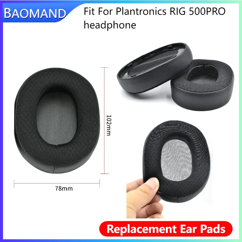 

Replacement Earpads For Plantronics RIG 500PRO Ear Cushion / Headphone Ear Pad