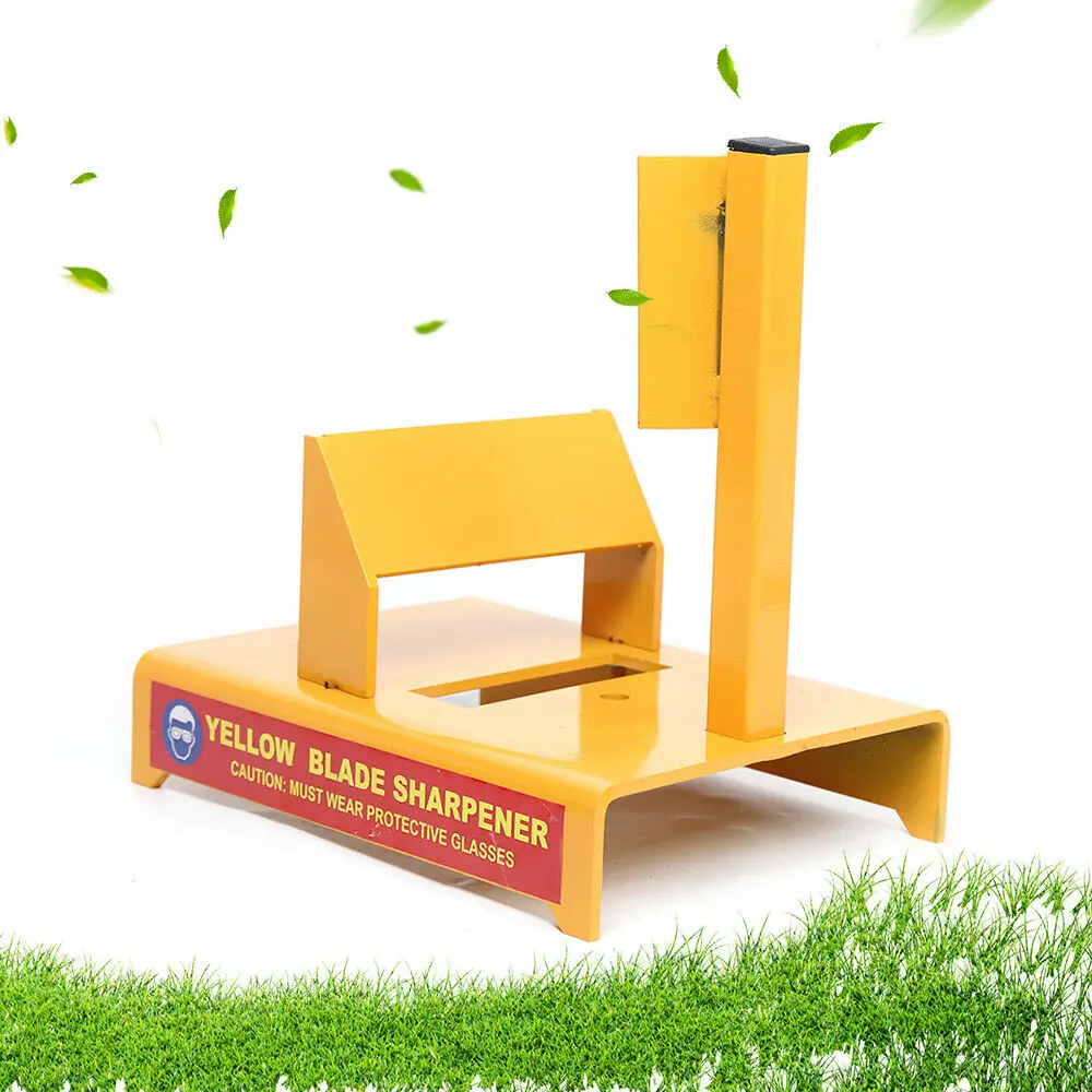 Yellow Hornet Lawn Mower Blade Sharpener Sharpening Machine & Sharpener Blade Lawn Mower Blade Sharpener Polihsing Machine