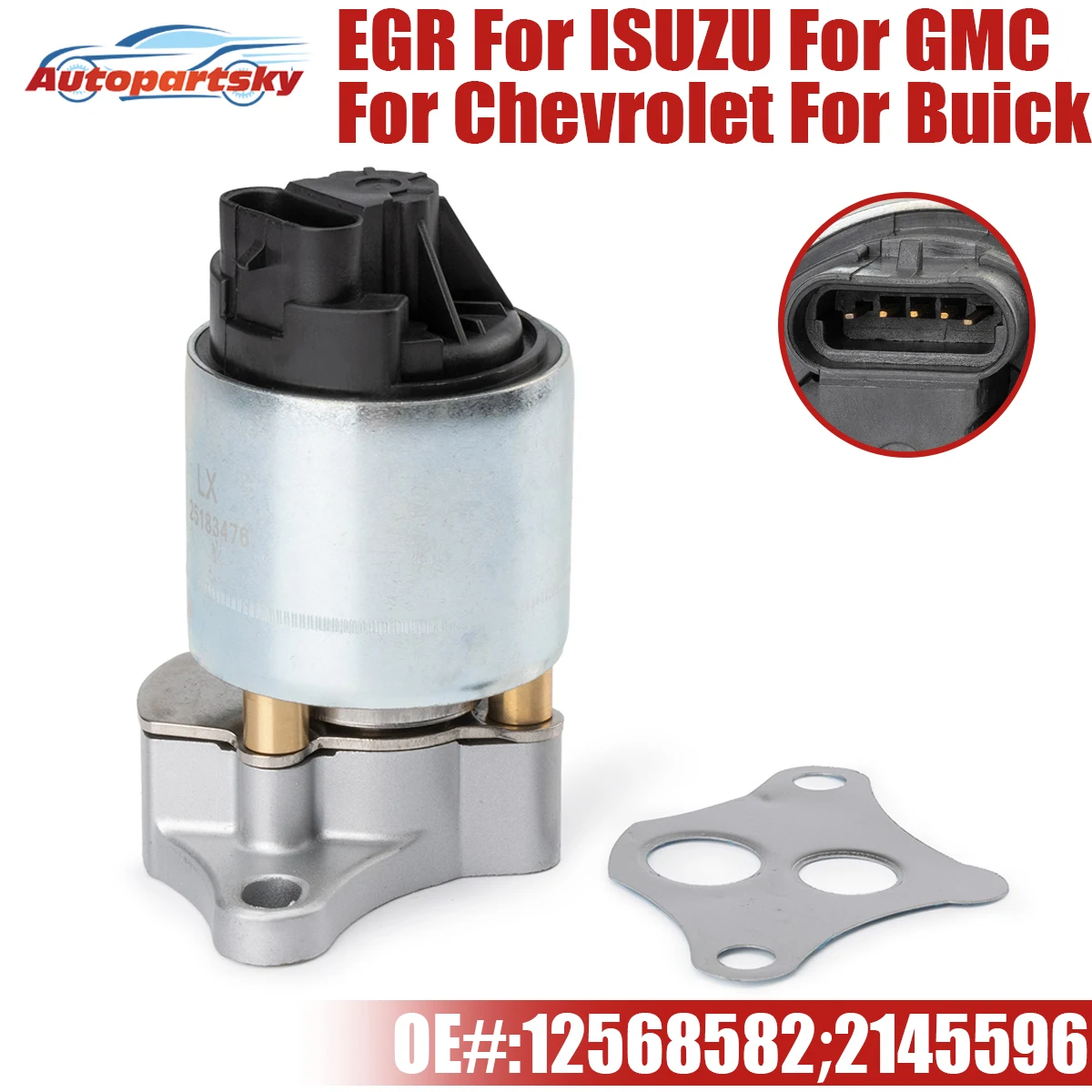 For Chevrolet For GMC For ISUZU For Buick Exhaust Gas Recirculation Valve EGR Repair Valve OEM 12568582 2145596 EG10026 2141065