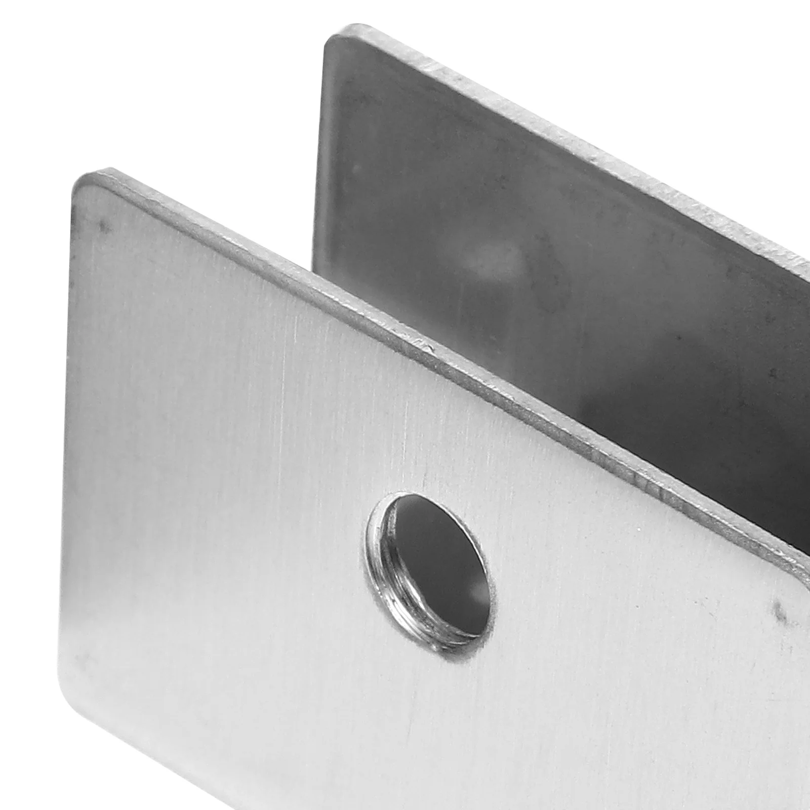 

8pcs Glass Shelf Brackets Stainless Steel No-Drill Fixing For Cabinet Mirror Shower Support Clips Hardware Mounting Clips