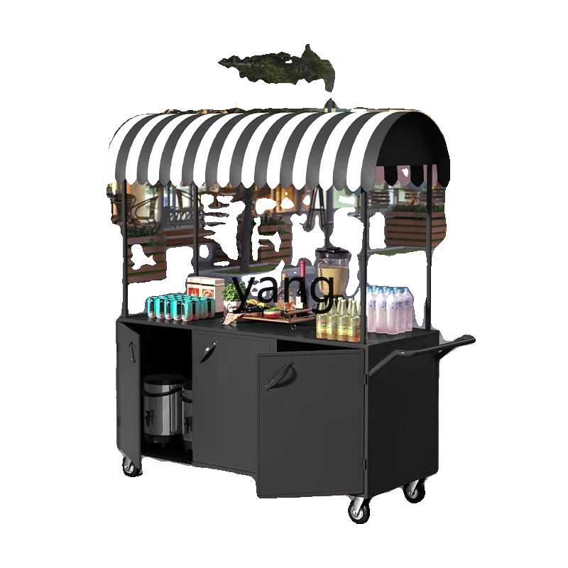 LH  night market promotion car wrought iron truck outdoor mobile snack booth