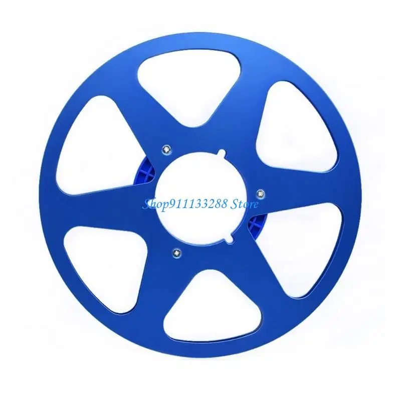 G88D Professional Aluminum Reel 6 Hole Design For 1/4Inch 10.5 Open Tape Recording Disk Accessory
