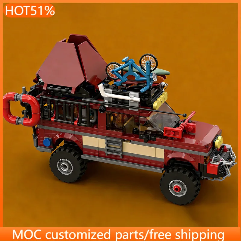 

477 PCS Construction Vehicle recreational RV MOC Customize Modular Building Block Brick Design Model DIY Boys Toy Christmas Gift