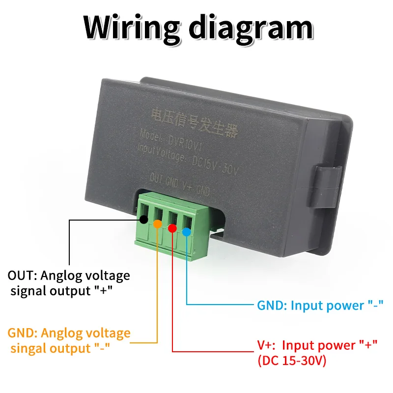High Precision Analog Voltage Signal Generator  Simulation Transmitter Multi-turn Potentiometer Adjustable 0-3.3V 0-5V 0-10V