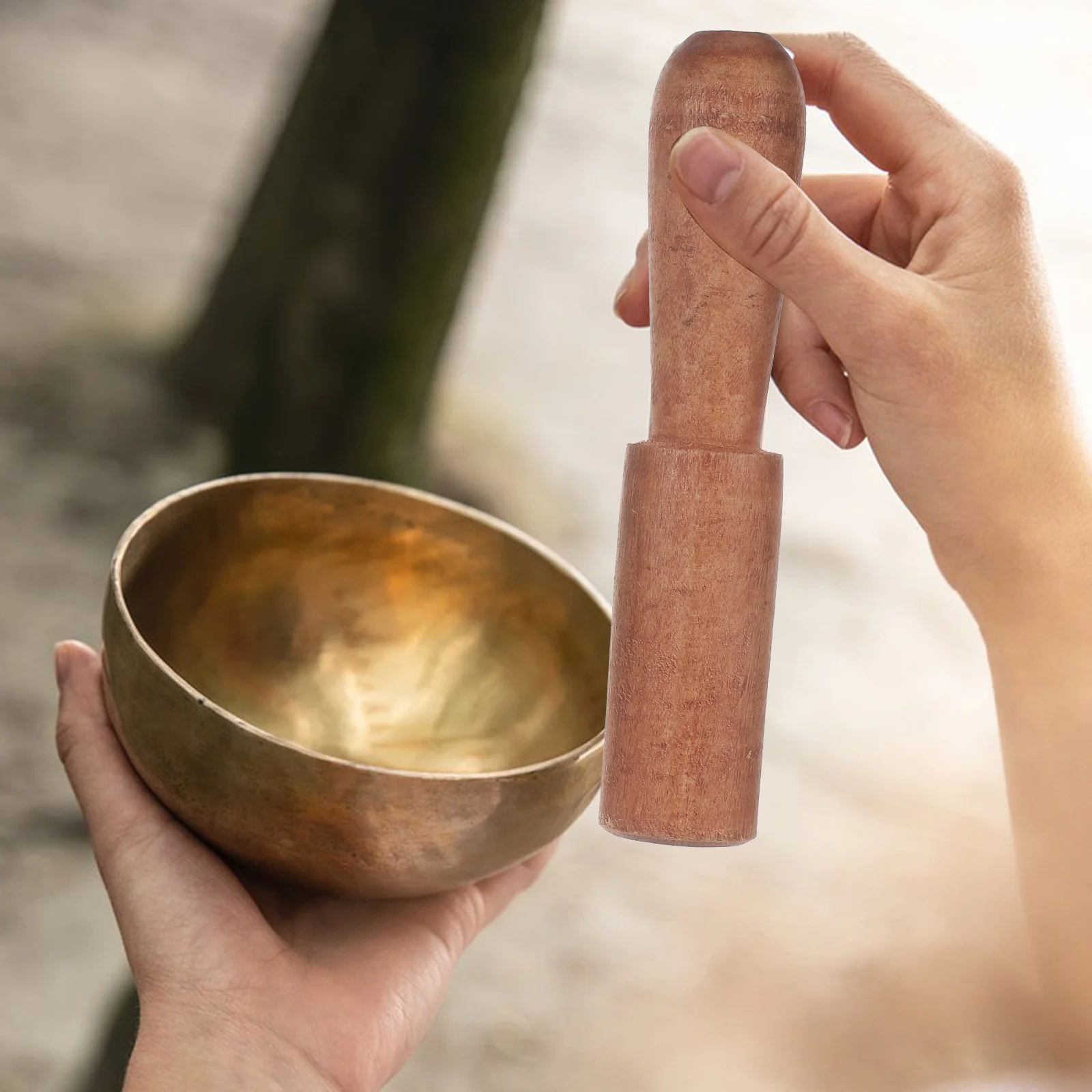 8.5x8.5x4.5 سنتيمتر البوذية الاسترخاء جرس الموسيقى نيبال الحرفية التبتية التأمل دليل التنصت السلطانية لليوجا السلام #2