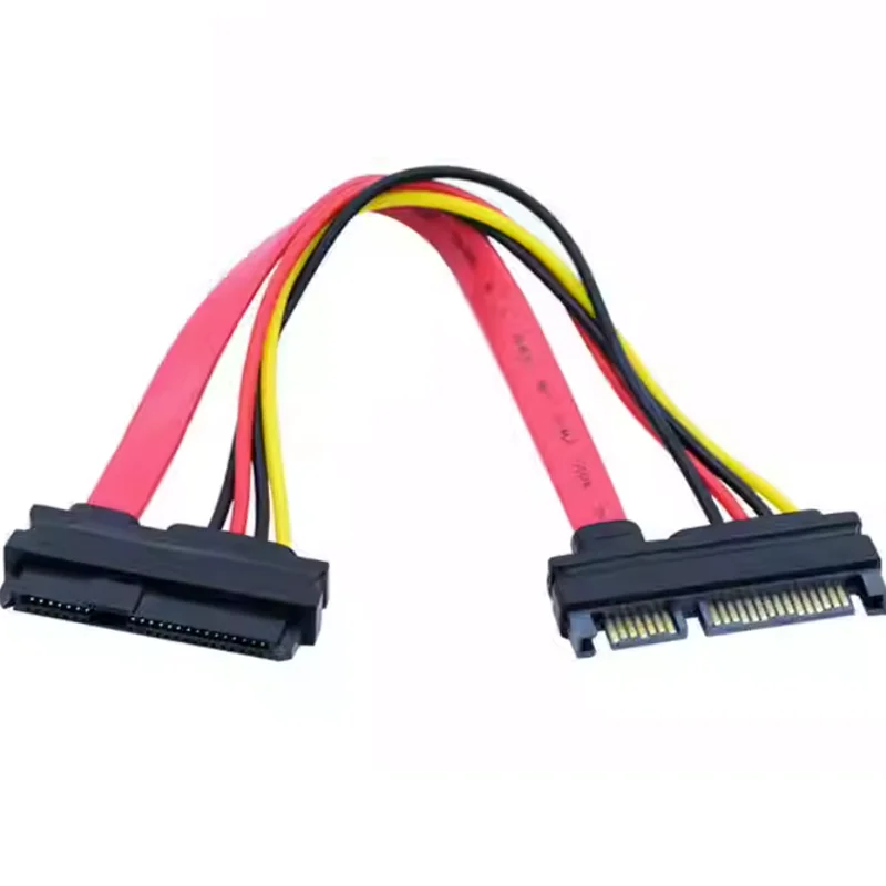 0.1m 0.3m 0.5m SAS 29Pin HDD SFF-8482 to SATA Style SAS Ports Data Cable + 15Pin Power Connector