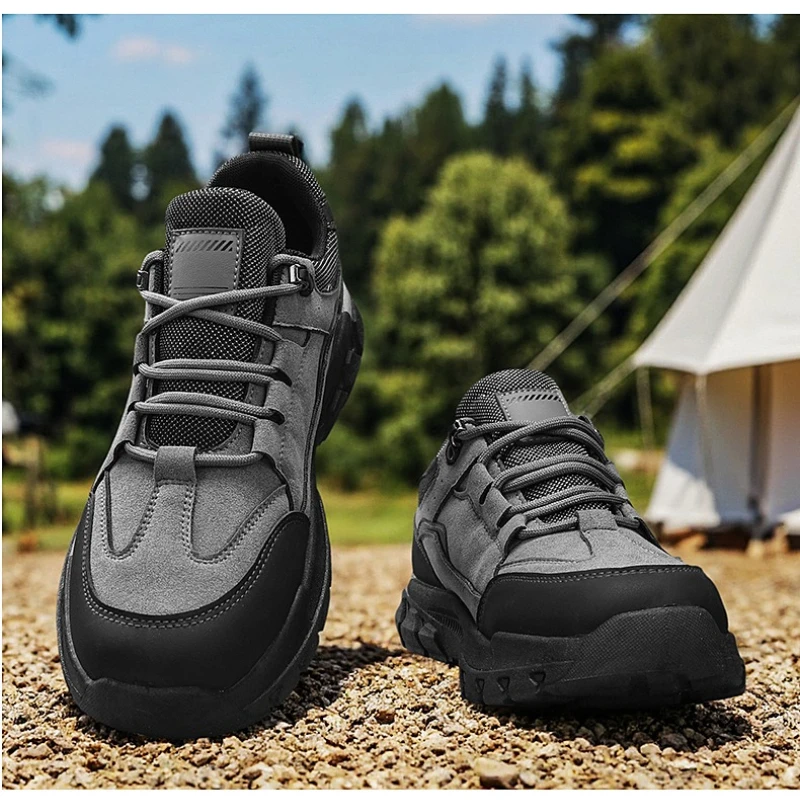 

Новая легкая дышащая износостойкая высококачественная уличная мужская спортивная обувь на плоской подошве для альпинизма на зиму