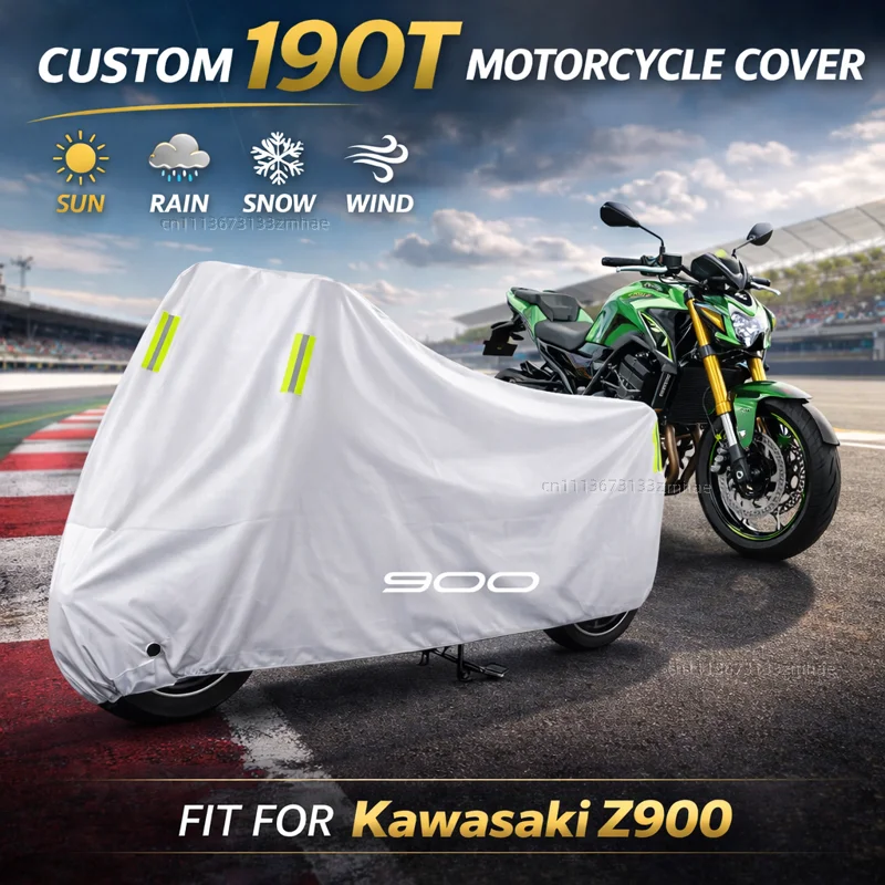 

Чехол для мотоцикла KAWASAKI Z900 Z 900 2017-2026 2025 2024 2023 2022, водонепроницаемый, сверхпрочный, для улицы, защита от дождя, пыли и солнца