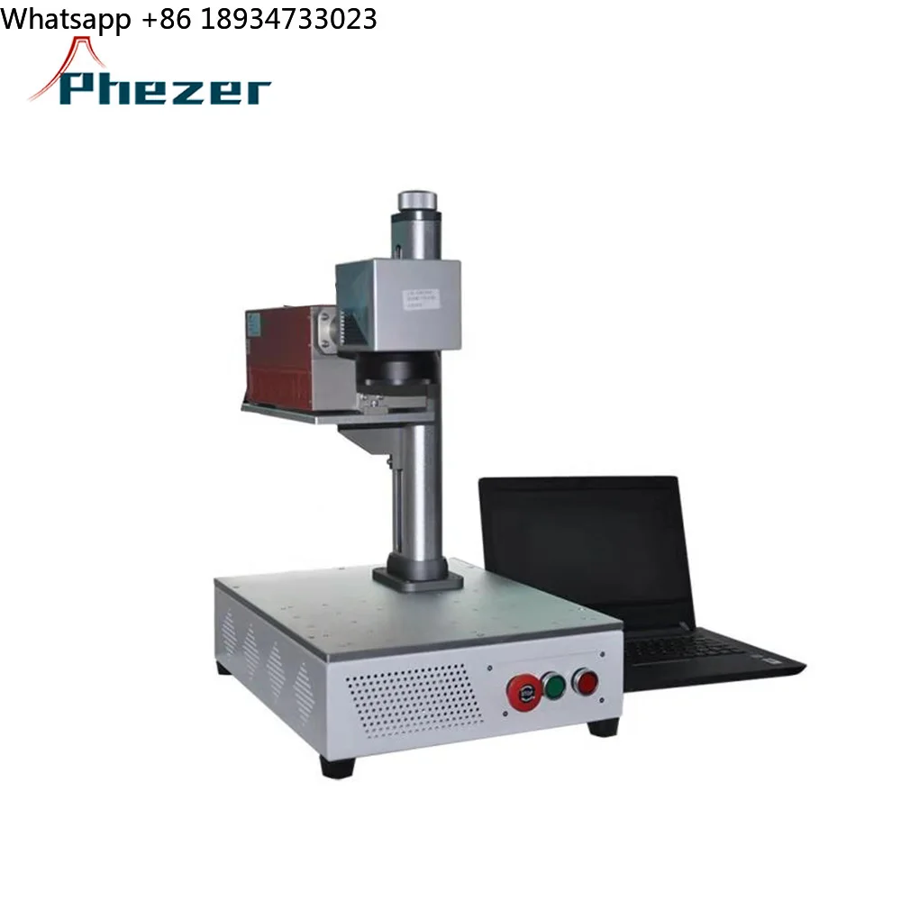 Ezcad Control System Engraving Supports Various Graphic Formats-Air Cooling 20W Fiber Laser Marking Machine