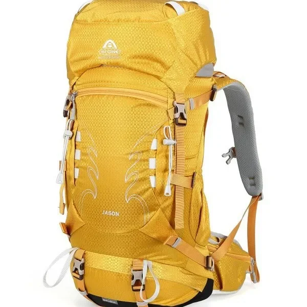 

Lightweight Outdoor Hiking Backpack 40L Large Capaci Travel Shoulder Bag Men Women Nylon Material Inner Frame Structure