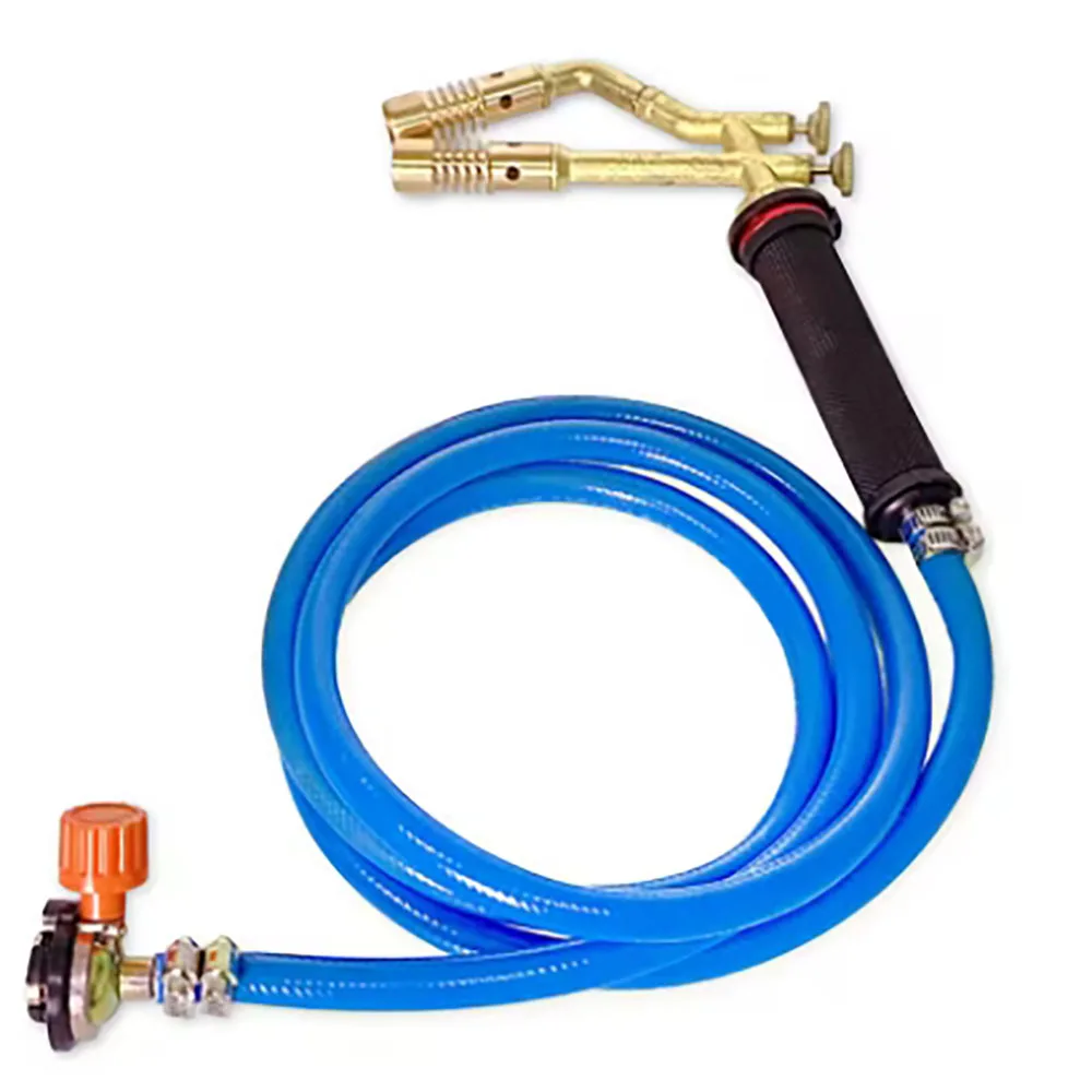 

Dual Head Gas Welder Torch - High-Temp for Copper, Aluminum, Stainless Steel & AC/Refrigerator Repair