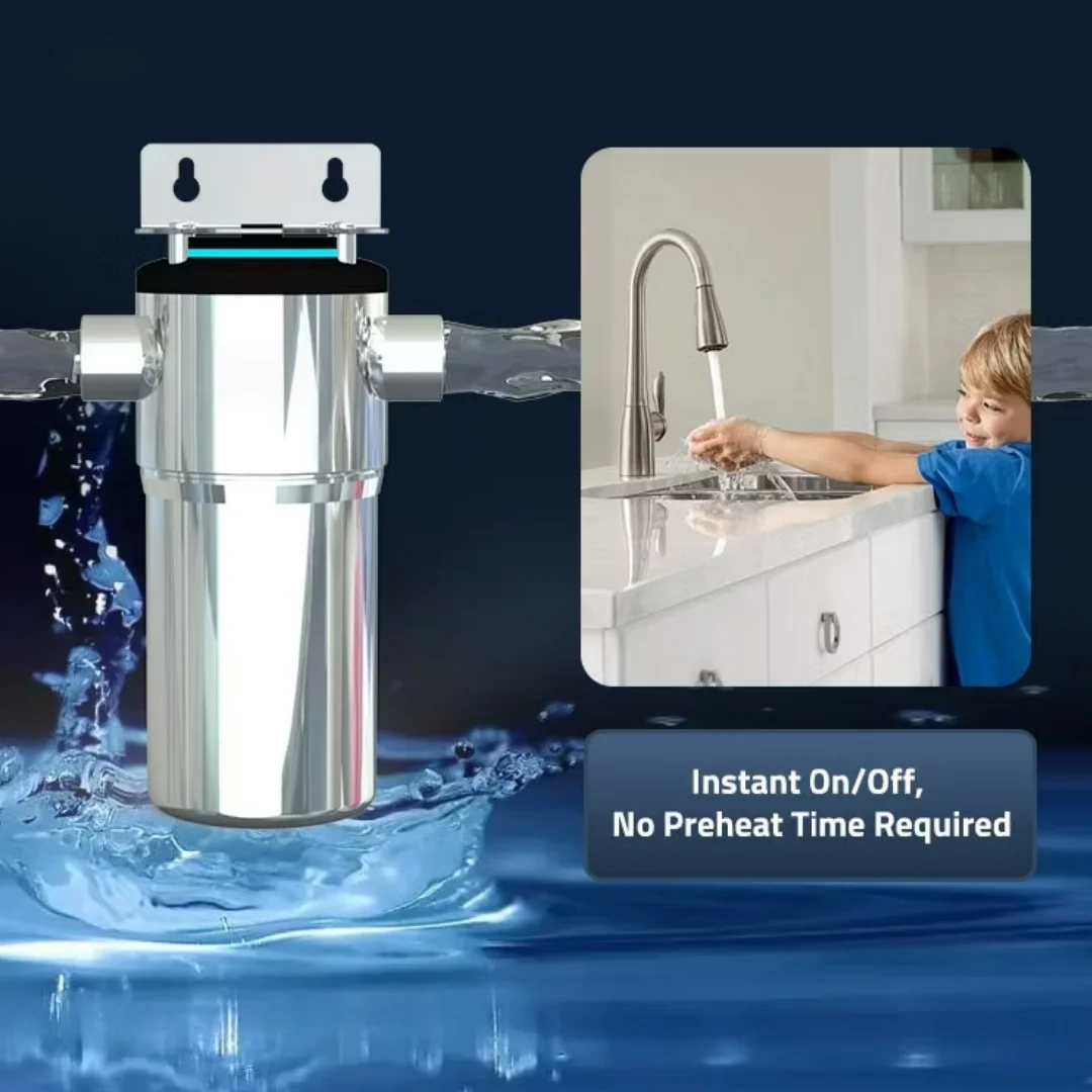Durable&Compact Residential Energy-Saving Uv-led Germicidal Water Treatment System for 3 Stages Pp+gac+cto BB Filter System