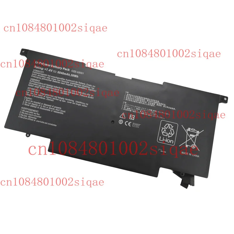

Новый аккумулятор для ультрабука Asus ZenBook UX31 UX31A UX31E C22-UX31 50 Втч