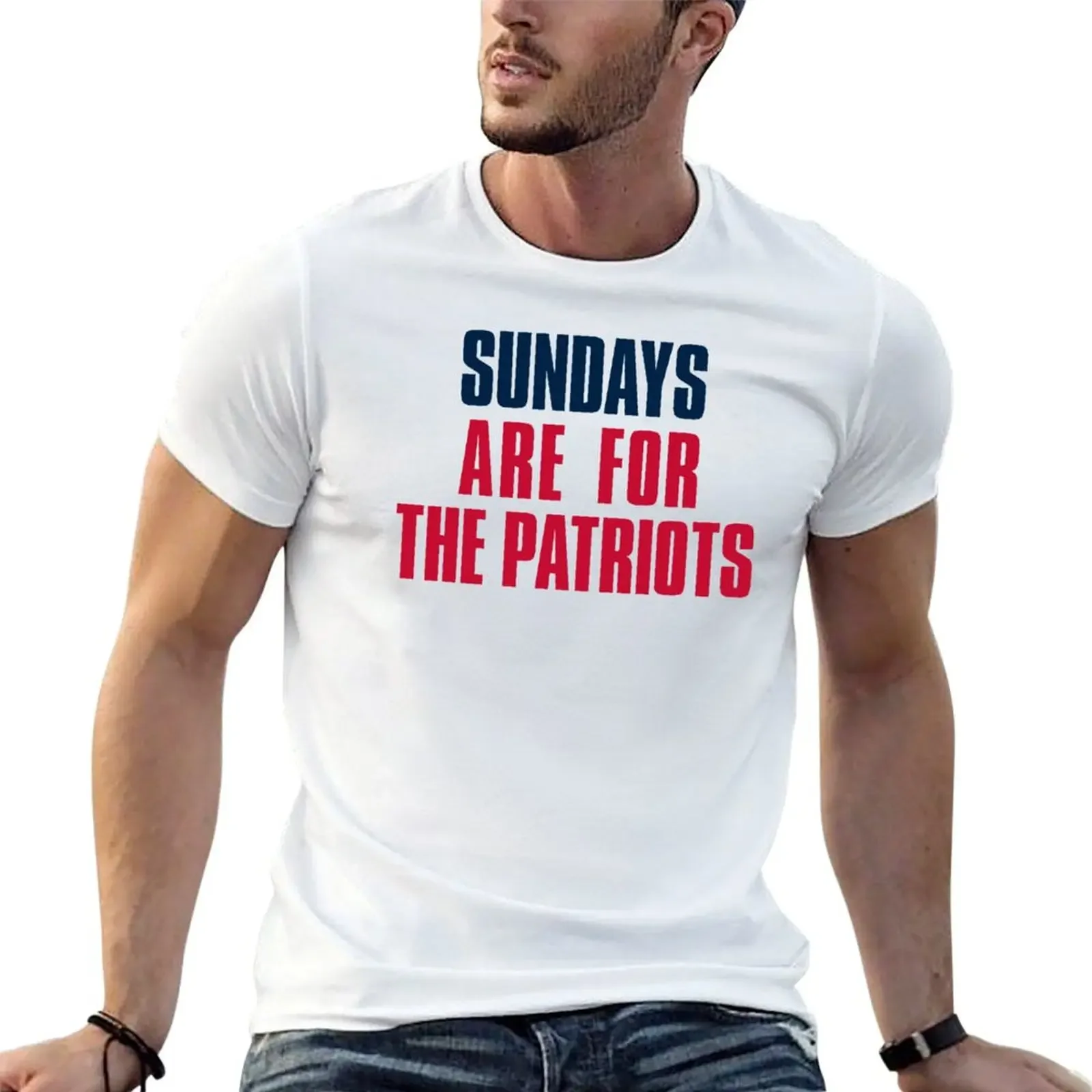 

Sundays are for The Patriots, New England Football Fans T-Shirt cotton graphic tees custom shirt men t shirts high quality