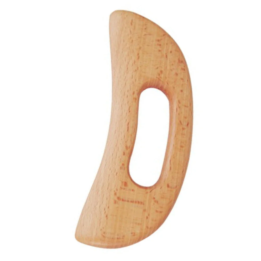 

1 шт. деревянный скребок Гуа Ша из бука, гладкие закругленные края для лица, тела, массажа, терапии, меридианы, выемка кровообращения