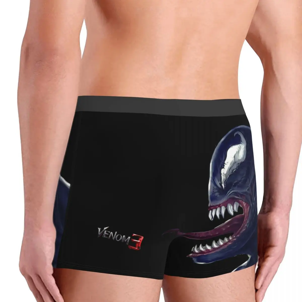 Venom Marvel Spider Man Venom Underpants Cotton Panties Man Underwear Sexy Shorts Boxer Briefs