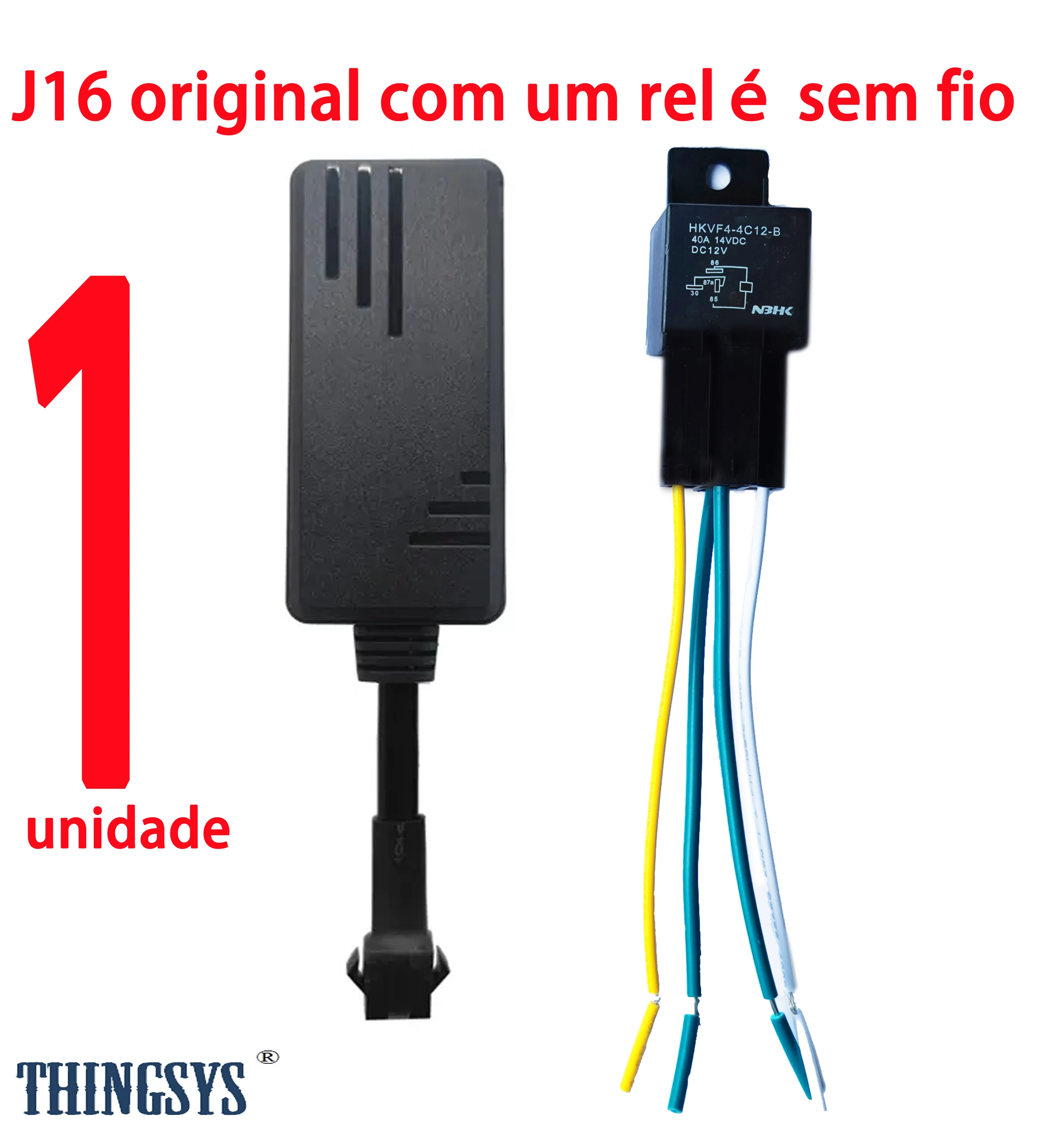 Original J16 with a Wireless Relay 7670SA ACC Battery THINGSYS Car Bus Truck Motorcycle GT06 CRX3 Protocol Brazil