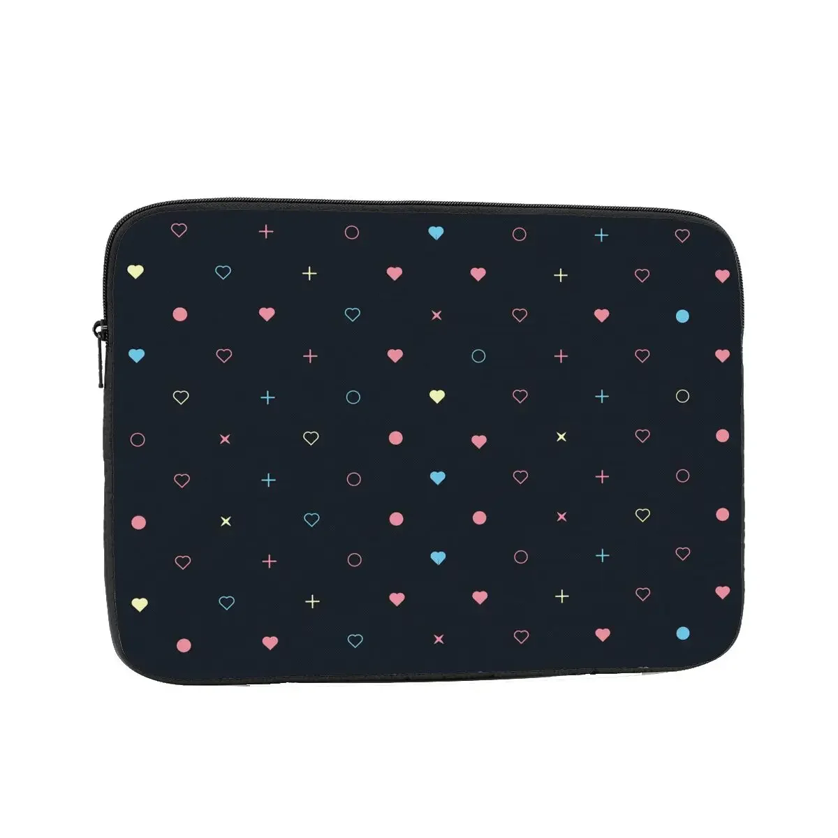 Zipper Laptop Notebook Bag Case Love Pattern Computer Bag Sleeve 12 13 15 17 Inch Shockproof Case Bag