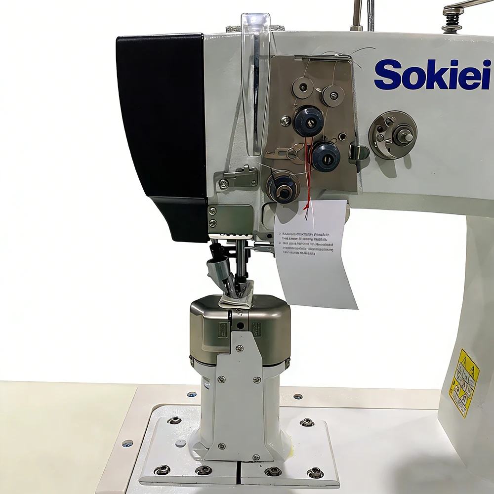 Industrial High-Speed Double Needle Shoe Sewing Machine For Leather Stitching
