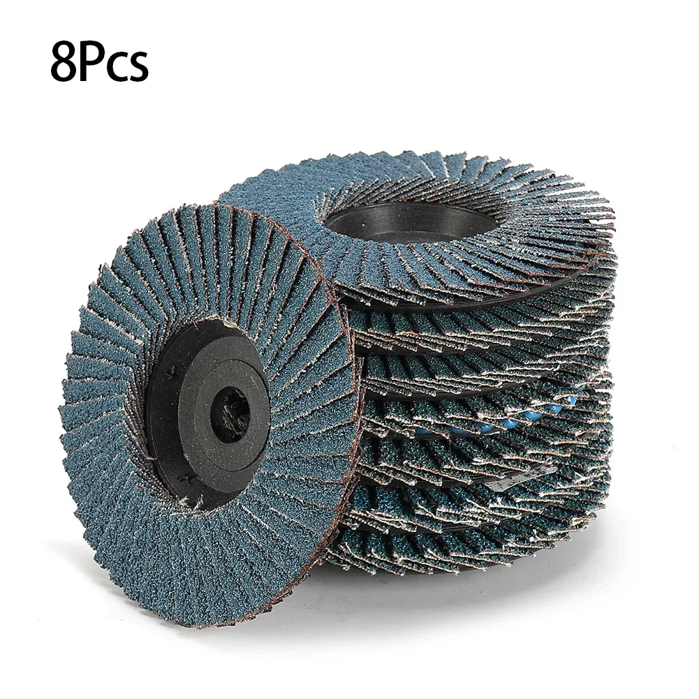 8pcs Grindering Discs 75mm 3 Inch Sanding Discs 80/120 Grit Grinding Wheels Blades Wood Cutting For Angle Grinder Abrasive Tool