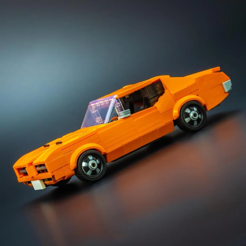 Exquisite new product MOC building block city car model 69 GTO modular design puzzle toy DIY assembly set