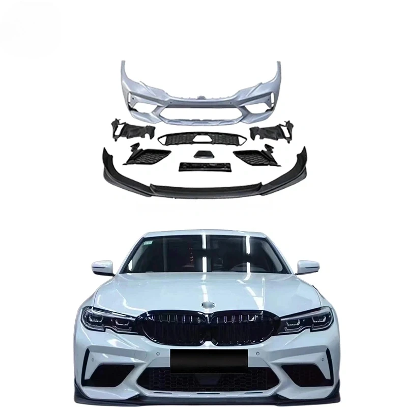 DJH bodykit For BMW 3 Series G20 G28 M3C 320i 350i 330i bodykit M3C car bumper Grille front bumper