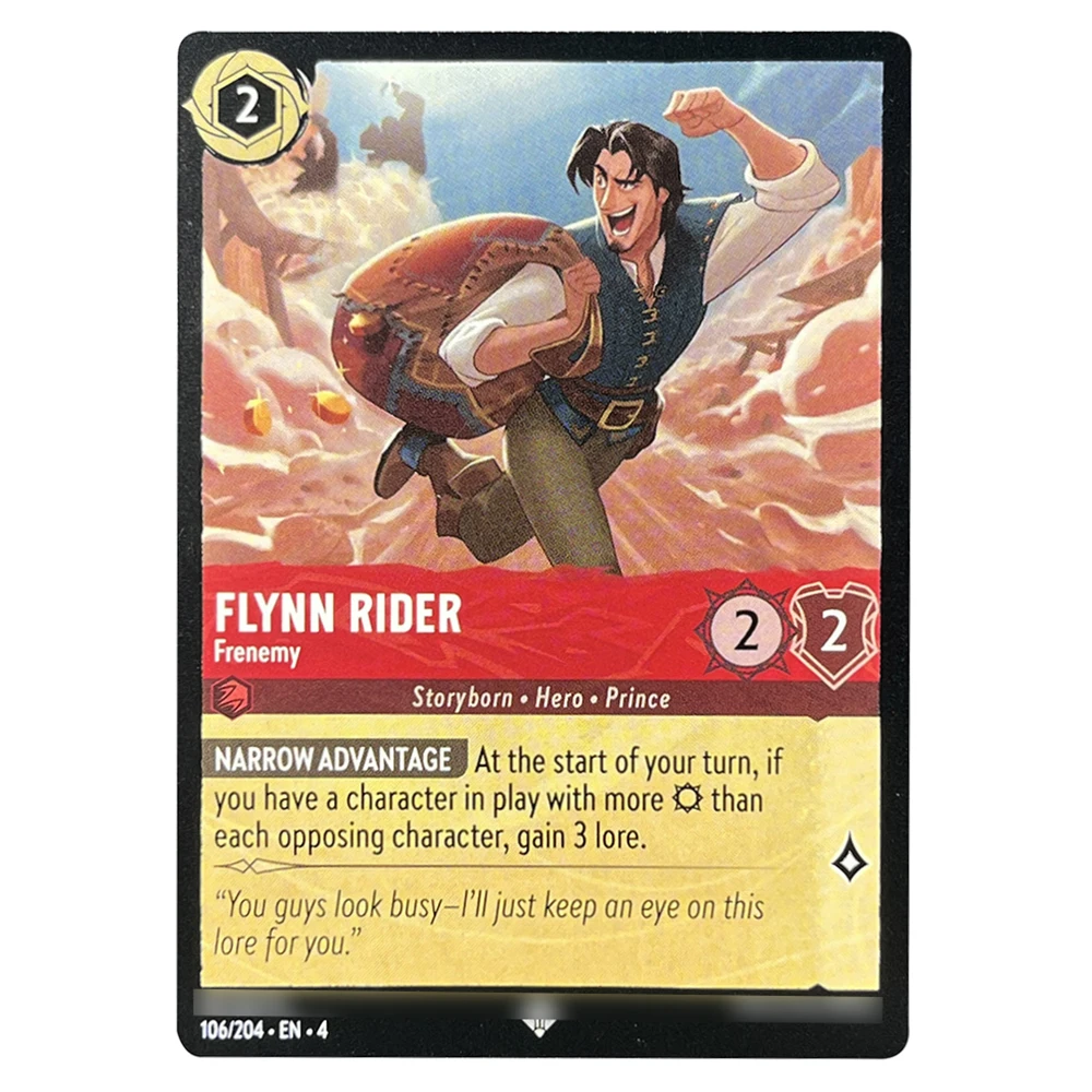 Carte proxy Lorcana Ritorno di Ursula Diablo Devoted Herald Flynn Rider Sisu Ursula Sea Witch Queen Yen Sid Scheda regolare