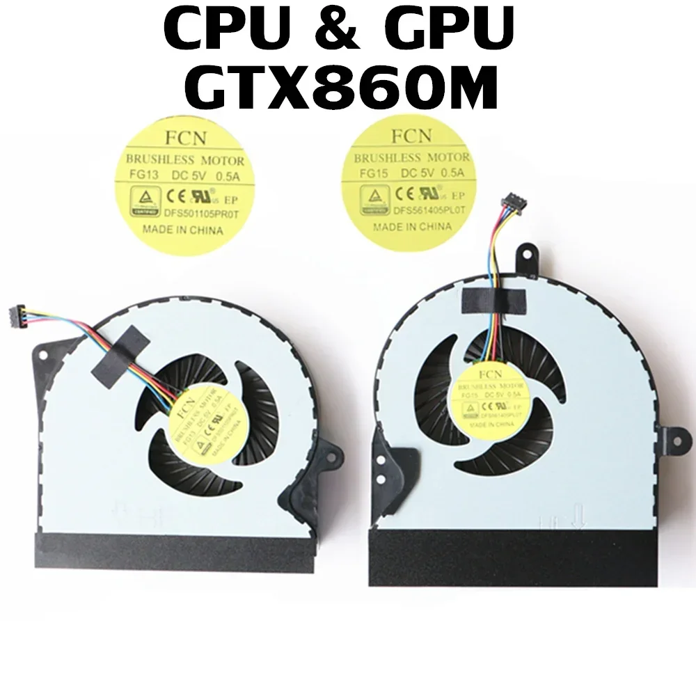 

NEW Original FOR ASUS G751JM CPU COOLING FAN FOR GTX860M