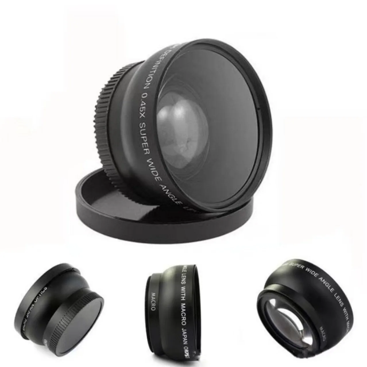 Mobile phone rabbit cage photography close-up 17mm macro fisheye wide-angle telephoto microscope lens tool