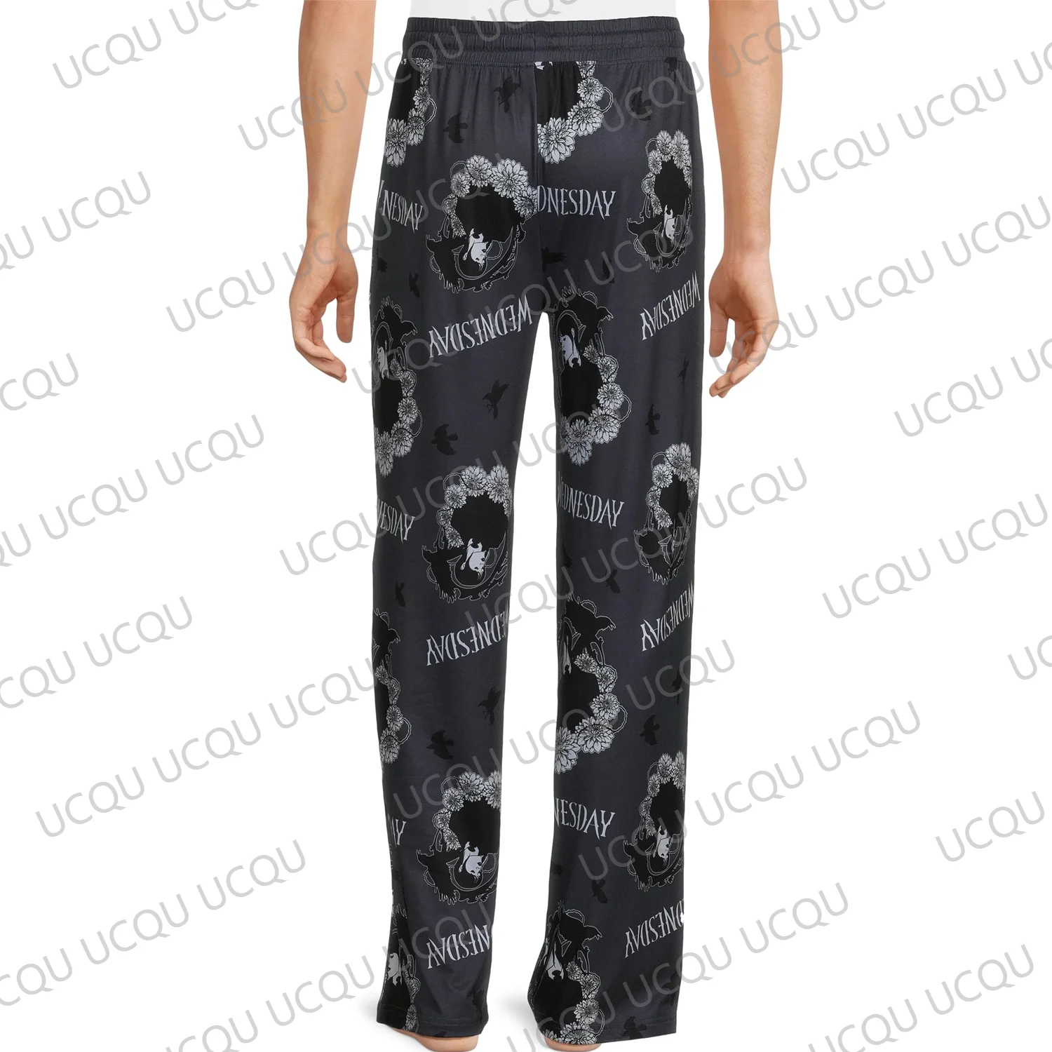 New Halloween Wednesday Men’s Ravenous Graphic Sleep Pants Oversized Adult/Kids Pajama Pants 3D Printed Pyjama Trousers