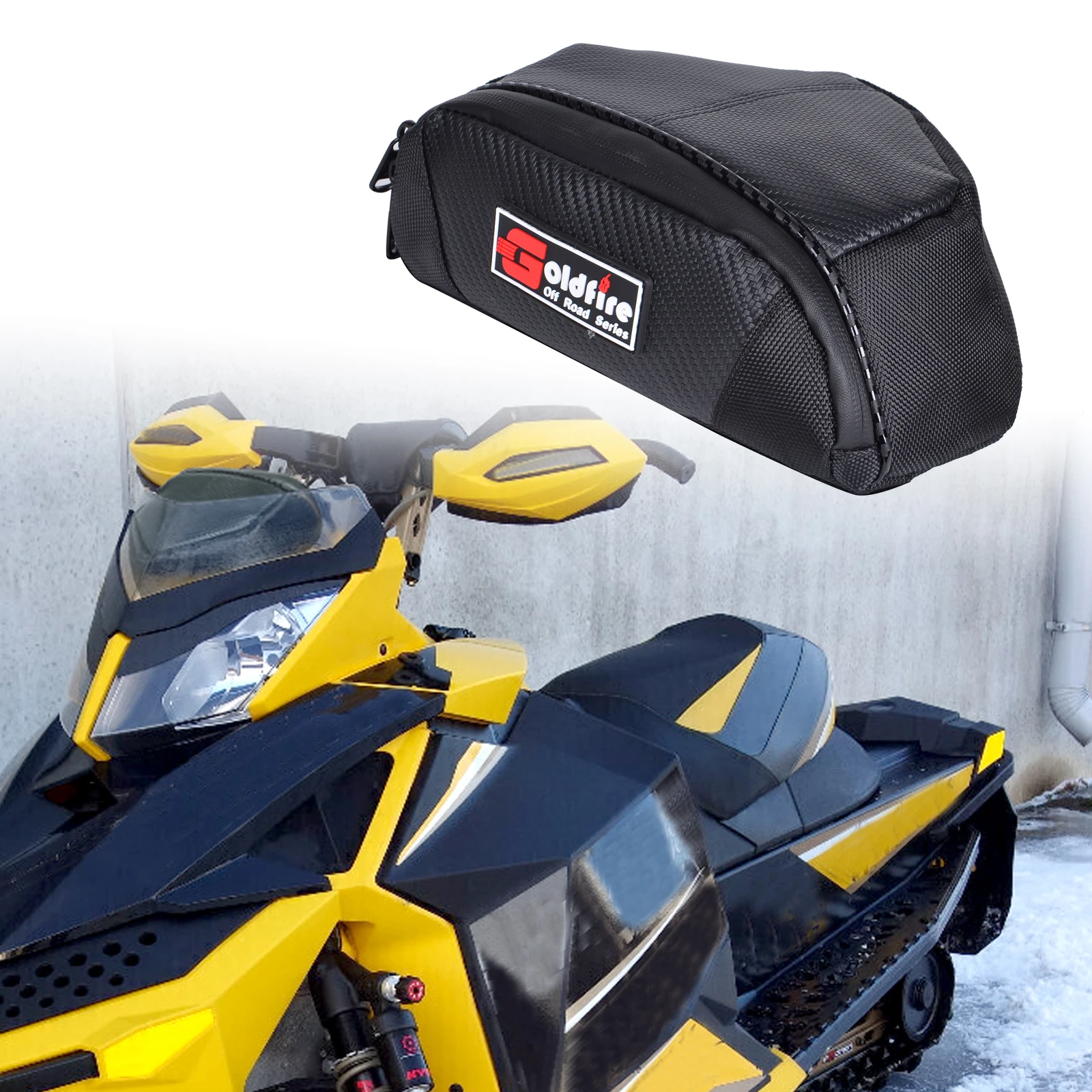 

Motorcycle Waterproof Dashboard Storage Bag Snowmobile Windshield Pouch Bag Ski-Door Snowmobile Accessories