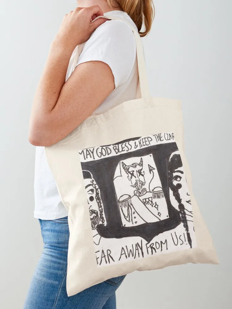 

Keep the Czar Far Away From Us! Tote Bag Canvas bag shoping bag ecological bags eco pack