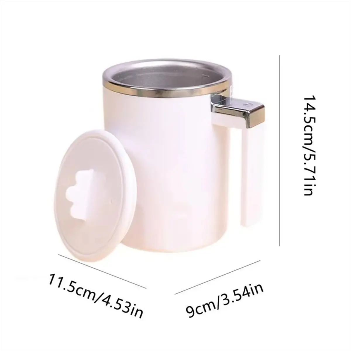 2026 NEW 350ml Automatic Stirring Magnetic Mug Rechargeabl Model Stirring Coffee Cup Electric Stirring Cup Lazy Rotating Cup
