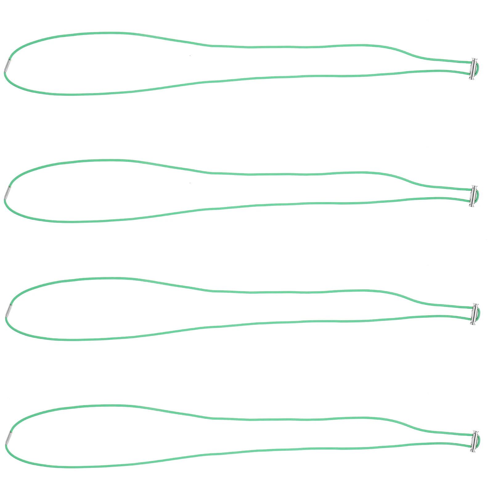 

4pcs Elastic Garbage Bag Bands Anti-Slip Trash Can Fasteners Adjustable Fixing Holder 70Cm Circumference Rubber Band Material