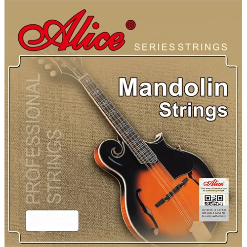 Imagen 2 del producto Alice 10 juegos de cuerdas de mandolina AM03/04/05 aleación de cobre bobinado de acero plateado para accesorios de mandolina al por mayor