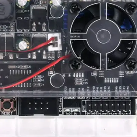 For GRBL 1.1F Controller Board For CNC Router Engraver 3018 PRO 2418 With Case Fan Switch USB Control Card