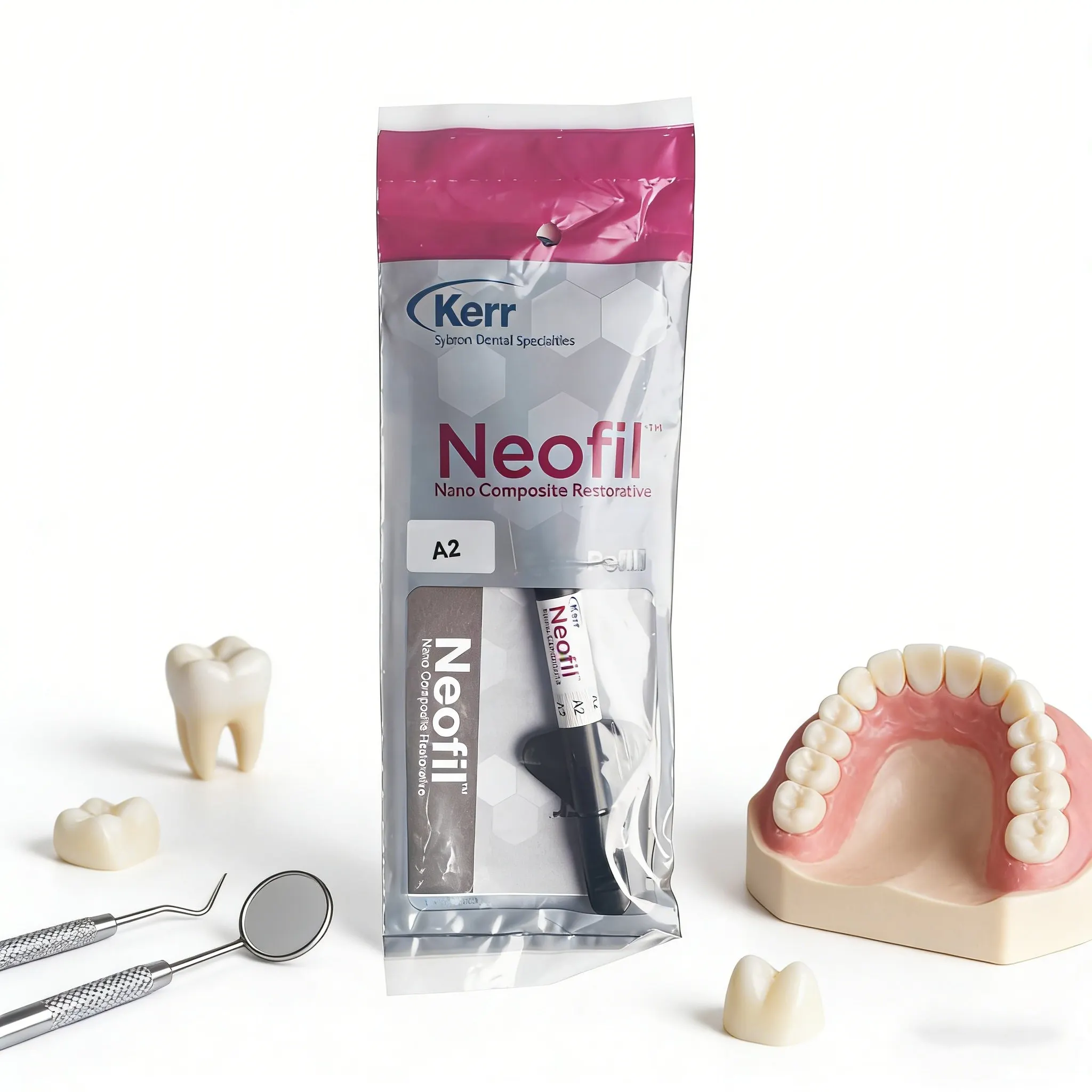 

Стоматологический светоотверждаемый композитный материал KERR A1 A2 A3 A3.5 B2 для реставрации зубов, пломбирования и ремонта кариеса, 4 г