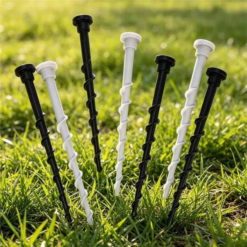ABYN-For Robotic Lawn Mower Accessories 12 Pcs Ground Screws Charging Station Garage Plastic Anchors Garden Outdoor Installation view 2