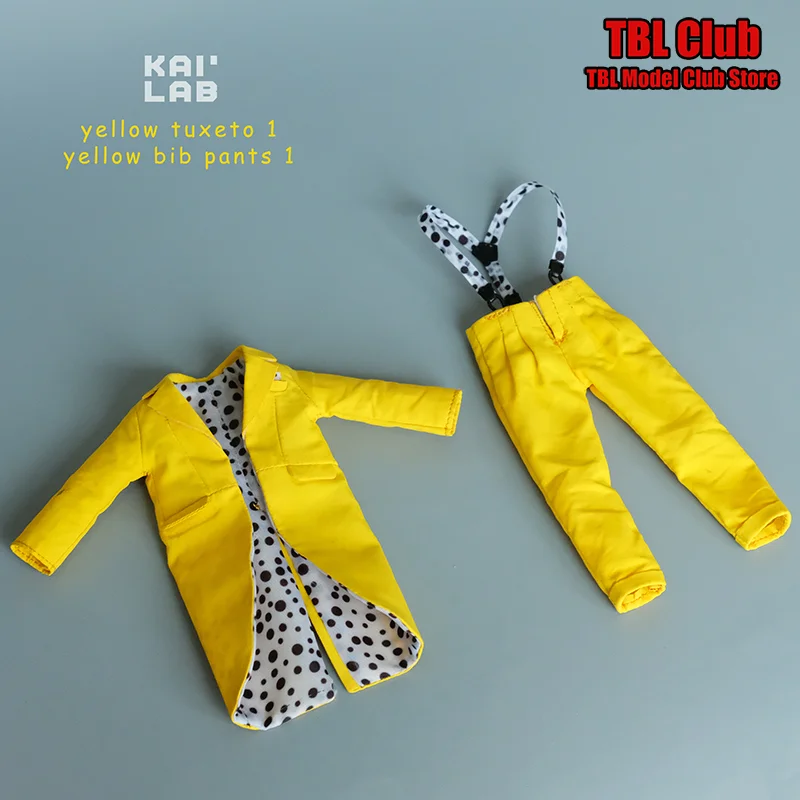 

В наличии KAILAB масштаб 1/12, классические желтые комплекты фрак, волшебный комедийный фильм для Mezco, 6-дюймовая экшн-фигурка, модель сцены солдата