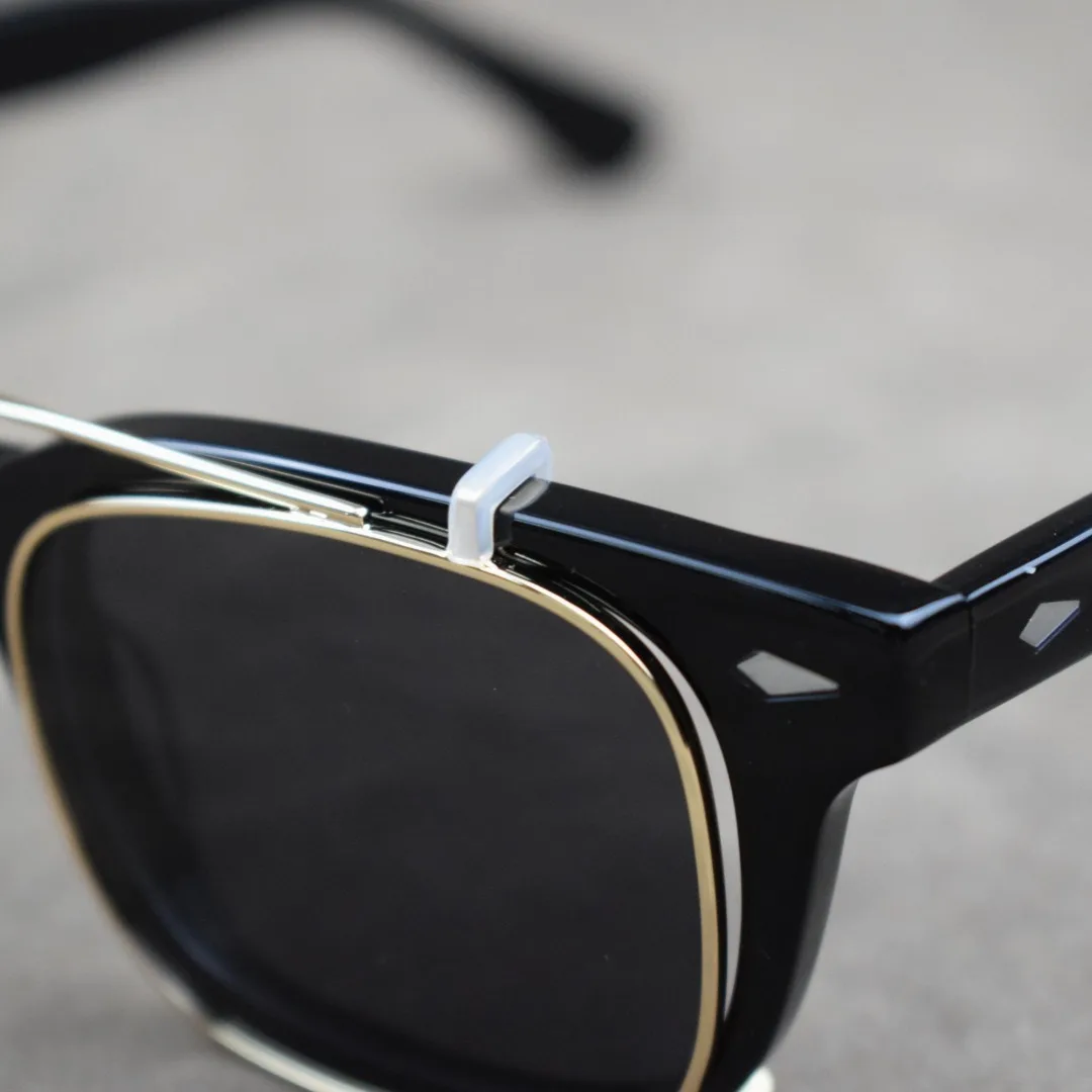 Trend Square Prescription Glasses For Men Magnetic Clip-on Polarized Sunglasses Optical Sun Glasses