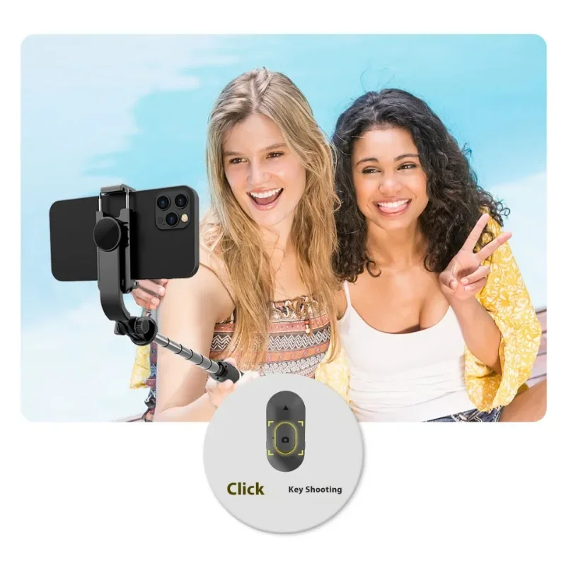 Trípode/palo Selfie Bluetooth todo en uno, portátil, extensible, 1m, compatible con disparo Horizontal Vertical para sala de estar en vivo