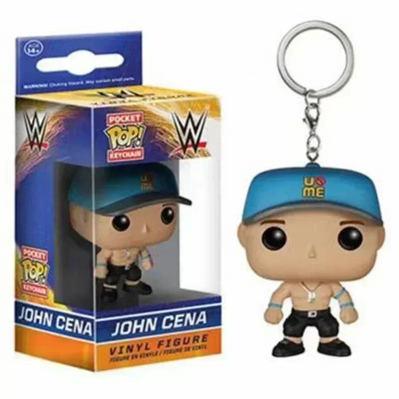 Llavero de Bolsillo FUNKO POP WWE Boxing Challenge Arena Star John Cena, Figura de Acción Coleccionable para Niños