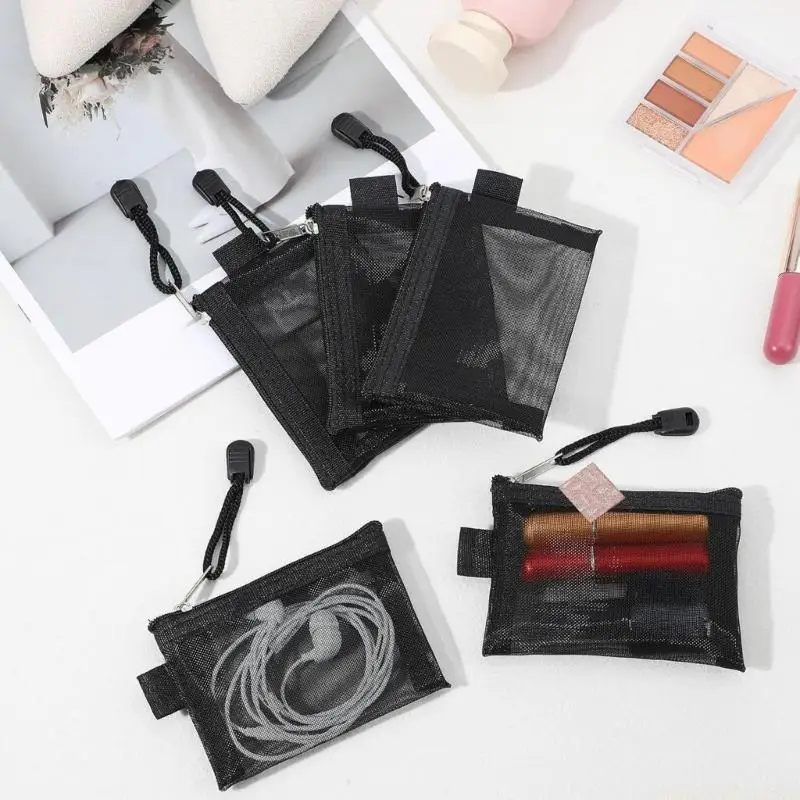 

Coin Pouches Bag with Zipper Closure Size for Pocket Essentials Organization