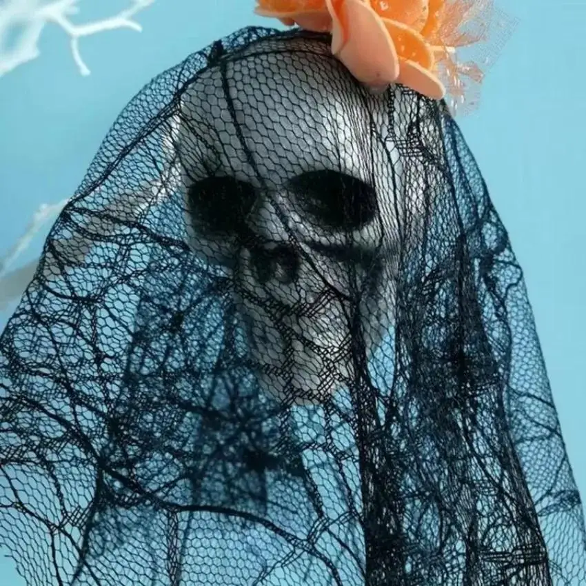 Terror Skull Hanging Ornaments Foam Skull Bride Clothes Bone Head Scene Layout Props Home Decorations Festival Party Supplies