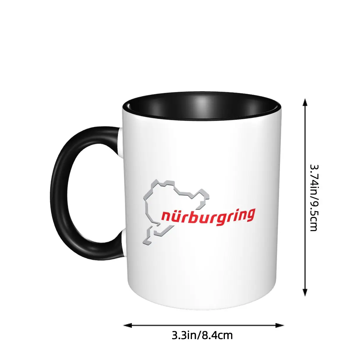 Race Track Germany Nurburgring Mug Funny Ceramic Coffee Cups Tea Mugs Milk Cup Drinkware Gift for Woman Man