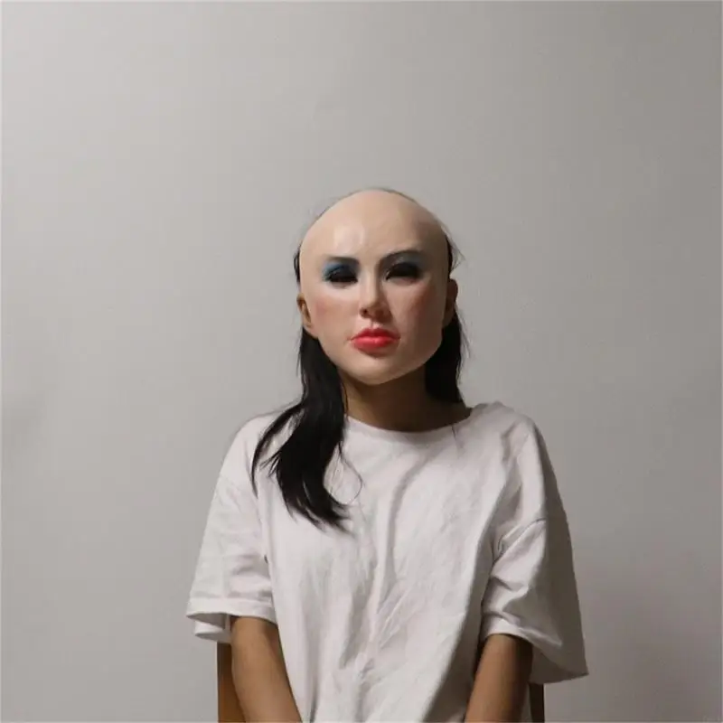 Disfraz travesti para mujer, disfraz para hombre, máscara fantasía, máscara Cosplay Halloween