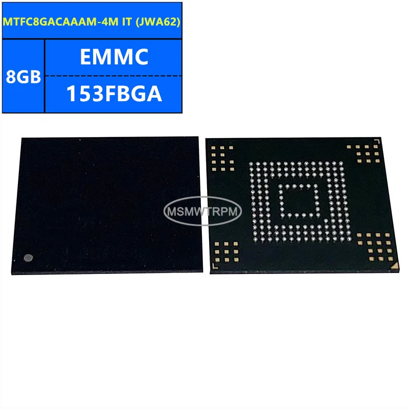 MTFC8GACAAAM-4M IT JWA62 KLM8G1GEAC-B001 H26M42003GMRA EMMC4.5 8GB 153FBGA شريحة الذاكرة IC مكونات إلكترونية جديد الأصلي