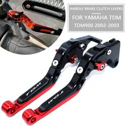 LOGO TDM For TDM 900 TDM900 2003 2002 Motorcycle Accessories Adjustable Brakes Clutch Levers Handle Bar
