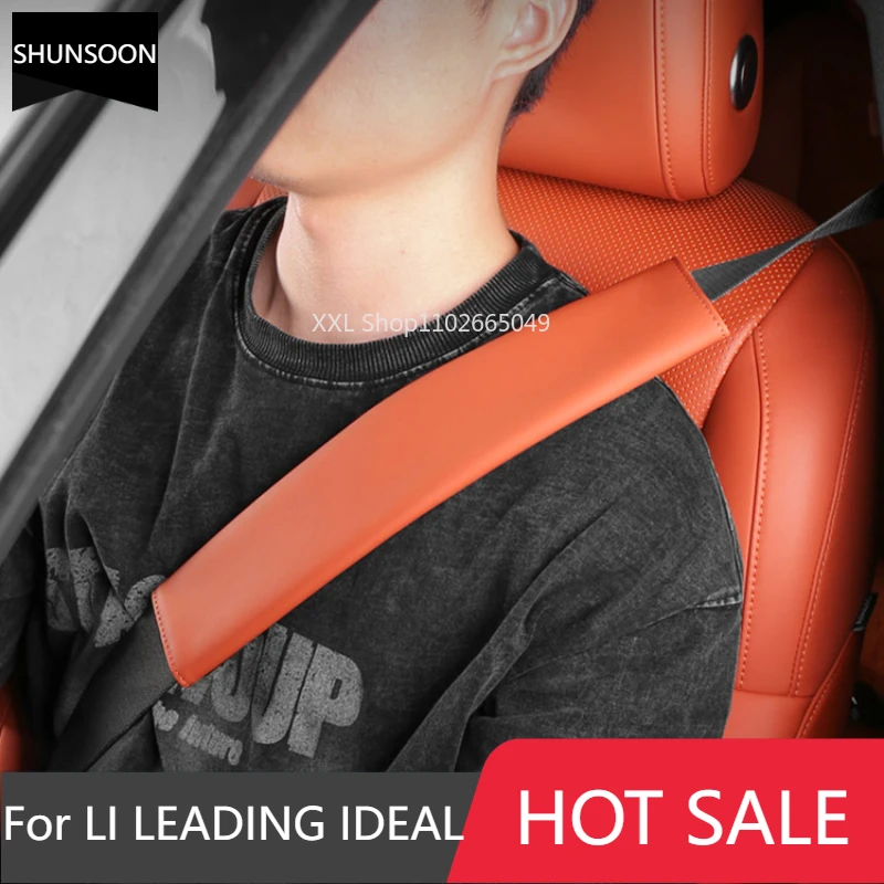 Car Safety Belt Cover Adjustable Seat Belt Cover Shoulder Strap Covers Car Shoulder Protector Pad For LI Leading Ideal L7 L8 L9