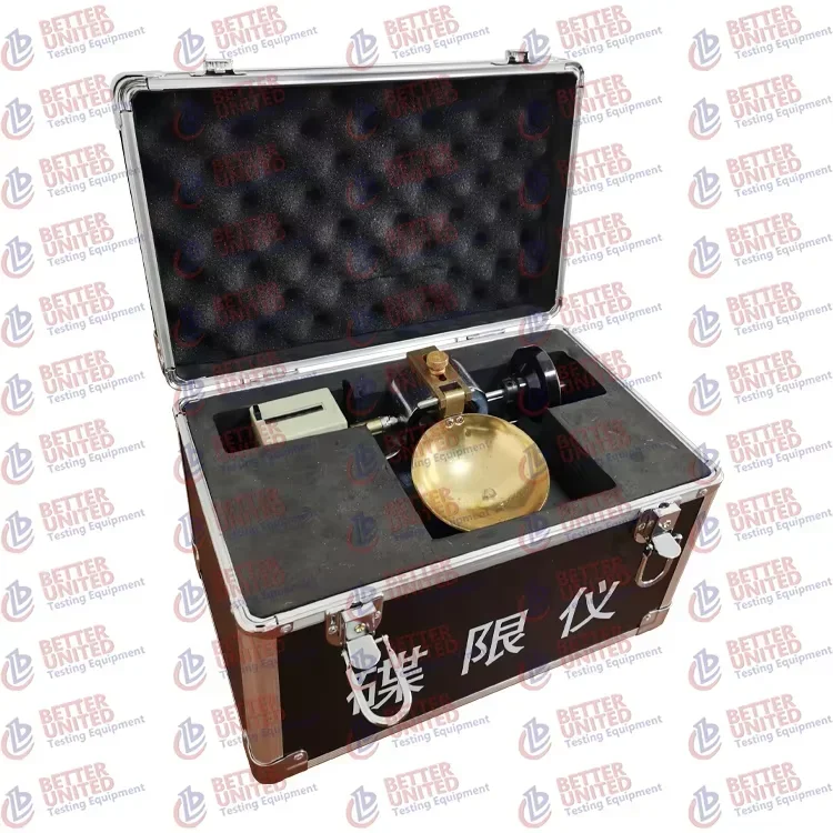 Limit Liquid Test Casagrande Apparatus Manual  Liquid Limit Device